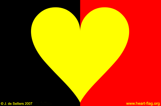 Copyright info for the Belgian heart-flag
